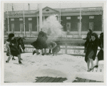New York World's Fair - Employees - Females - Snow Battle - Women in front of Georgia Building