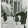 New York World's Fair - Employees - Females - Snow Battle - Women in front of Ohio Building