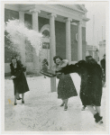 New York World's Fair - Employees - Females - Snow Battle - Women in front of Ohio Building