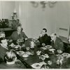 New York World's Fair - Employees - Gibson, Harvey (Chairman of Board) - With committee members eating lunch