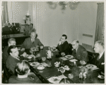 New York World's Fair - Employees - Gibson, Harvey (Chairman of Board) - With committee members eating lunch