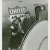 New York World's Fair - Employees - Gibson, Harvey (Chairman of Board) - On airplane stair with women