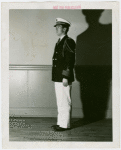 New York World's Fair - Employees - Yacht Basin Crew - Side view of crew member