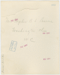 New York World's Fair - National Advisory Committees - Women's Participation - Mrs. B.L.S. Penrose (Washington)