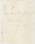 New York World's Fair - National Advisory Committees - Women's Participation - Mrs. Annie Burr Jennings (Connecticut)
