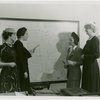 New York World's Fair - National Advisory Committees - Women's Participation - Group at map