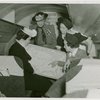 New York World's Fair - National Advisory Committees - Women's Participation - Group with map on airplane