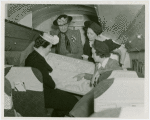 New York World's Fair - National Advisory Committees - Women's Participation - Group with map on airplane