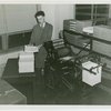 New York World's Fair - Offices at Work Exhibit - Printing - Employee at multilith machine