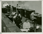 New York World's Fair - Offices at Work Exhibit - Printing - Employees at machines