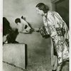 New York Zoological Society - Pandora the baby panda and Amy Fong