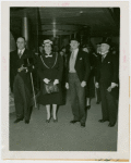Nicaragua Participation - Anastasio Somoza Garcia (President), wife and others exiting General Motors exhibit