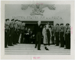 North Carolina Participation - Hoey, Clyde R. (Governor) - With wife leaving Federal Building