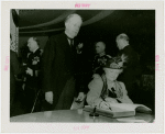 North Carolina Participation - Hoey, Clyde R. (Governor) - Wife signing guestbook