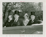 Norway Participation - Prince Olav and Princess Martha - In car with Grover Whalen