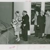 Norway Participation - Prince Olav and Princess Martha - Looking at exhibit with Grover Whalen