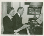 Ohio - Margaret and Oley Speaks at piano