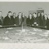 Ohio - Commission members and Grover Whalen looking at model