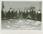 Ohio - Commission members and Grover Whalen looking at model