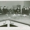 Ohio - Commission members and Grover Whalen looking at model