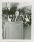 Ohio - Harold Burton (Cleveland mayor) speaking at dedication