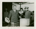 Ohio - Bricker, John W. (Governor) - Purchasing admission ticket with his wife