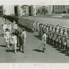 Ohio - Bricker, John W. (Governor) - Reviewing troops