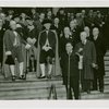 Opening Day - 1939 Season - Fiorello LaGuardia, men in costume and officials