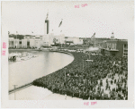 Opening Day - 1939 Season - Lagoon of Nations and crowd