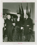 Opening Day - 1939 Season - Washington impersonator, Herbert Lehman (Governor) and Grover Whalen