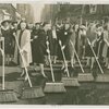 Parades - Street Cleaning - Women sweep street