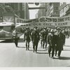 Parades - Street Cleaning - Harvey Gibson, Fiorello LaGuardia march down Broadway