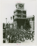 Pennsylvania Participation - Aqua String Band in front of building