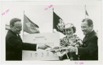 Pennsylvania Participation - Governors - Governor Earle, wife and Grover Whalen lay cornerstone