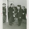 Pennsylvania Participation - Governors - Governor Arthur H. James and Grover Whalen shaking hands
