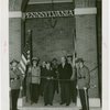 Pennsylvania Participation - Governors - Governor Arthur H. James cutting cord at building