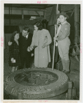 Petroleum - Fiorello LaGuardia with Kitty Carlisle and kids at dedication