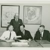 Petroleum - Grover Whalen and oil industry officials at contract signing