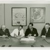 Petroleum - Grover Whalen and oil industry officials at contract signing