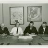 Petroleum - Grover Whalen and oil industry officials at contract signing
