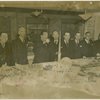 Poland Participation - Grover Whalen, Sylvester Gruszka (Consul General), and members of delegation look at model
