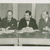 Poland Participation - Baron Stefan Ropp (High Commissioner) and Grover Whalen sign contracts