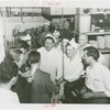 Poland Participation - Men in kitchen of Polish pavilion restaurant