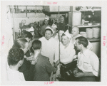 Poland Participation - Men in kitchen of Polish pavilion restaurant