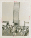 Poland Participation - Crowd in front of Polish pavilion