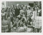 Poland Participation - Witold Wankowicz with women in traditional dress