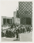 Poland Participation - Crowd in front of Polish pavilion