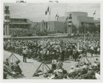 Poland Participation - Crowd at Court of Peace for Polish World War Veterans Day