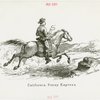 Pony Express Exhibit - Drawing of California Poney Express