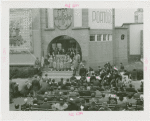 Portugal Participation - Women in traditional dress and audience in front of building